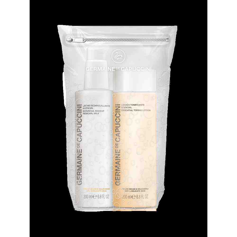 Набір OPTION DUO COMFORT SKIN молочко для очищення 200 мл +лосьйон для нормальної, сухої та чутливої шкіри 200 мл