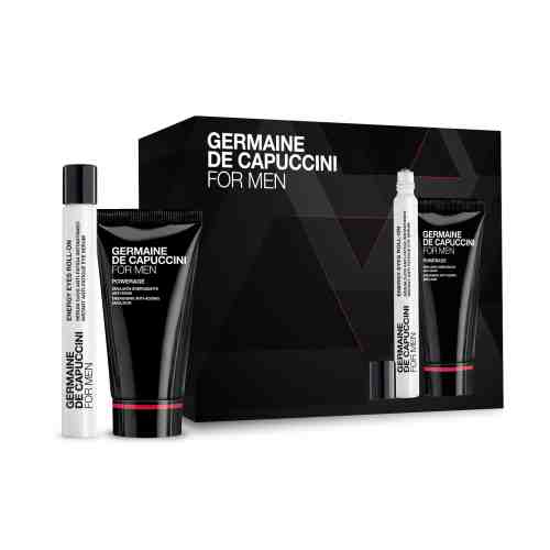 Набор FOR MEN: Омолаживающая эмульсия For Men Powerage 50 мл + Эмульсия для век с массажным роликом Energy Eyes Roll-On 10 мл
